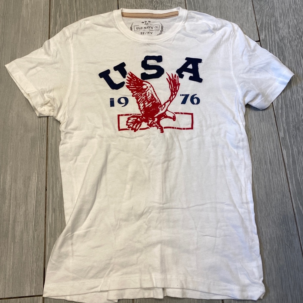 USA eagle shirt by old navy mens large